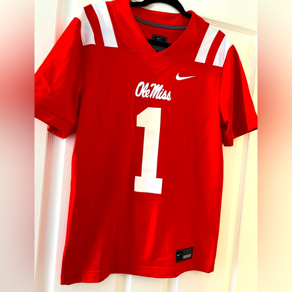Red Ole Miss Nike Jersey $110